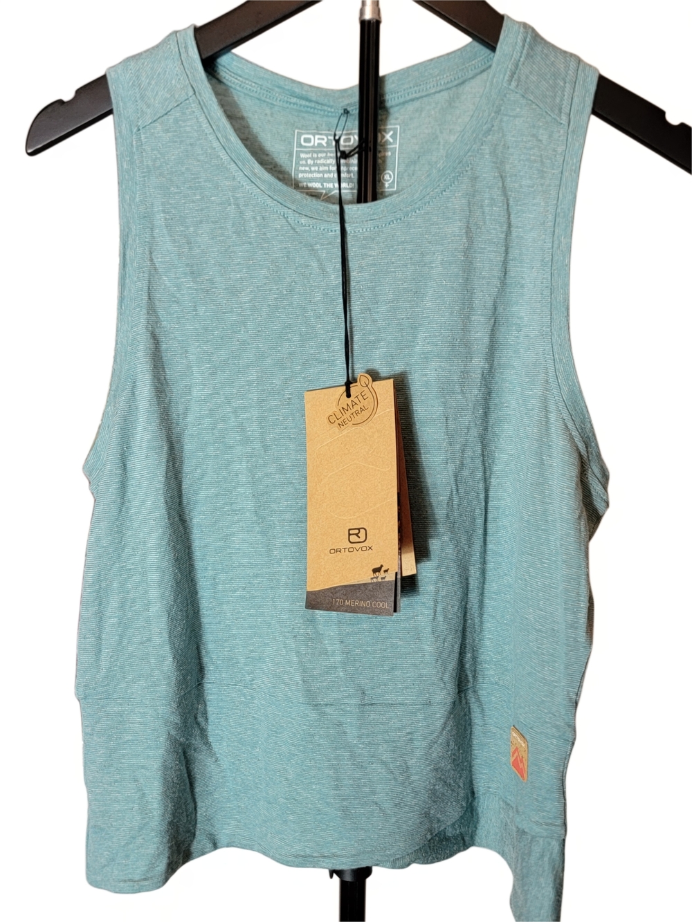 Ortovox - Women's 170 Cool Vertical Top - NWT - XL - Ice Waterfall Blend